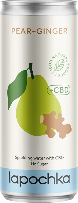 LAPOCHKA  Vitamin Water CBD "Pear + Ginger"