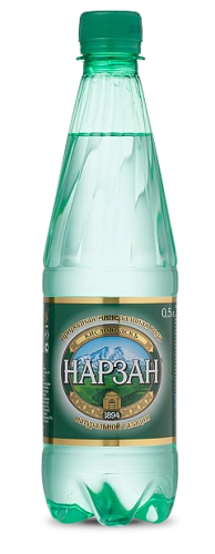 Вода минеральная питьевая "Нарзан" газированная 0,5 л ПЭТ